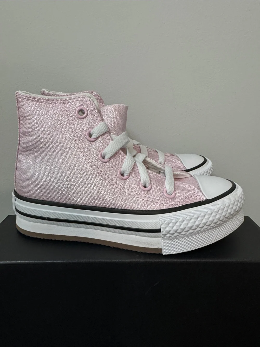 Converse Chuck Taylor All Star EVA Lift Platform Shine Pink Size 11 New NIB
